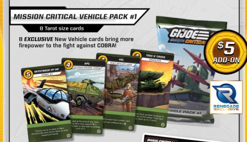 Gi Joe Mission Critical - Vehicle Pack #1