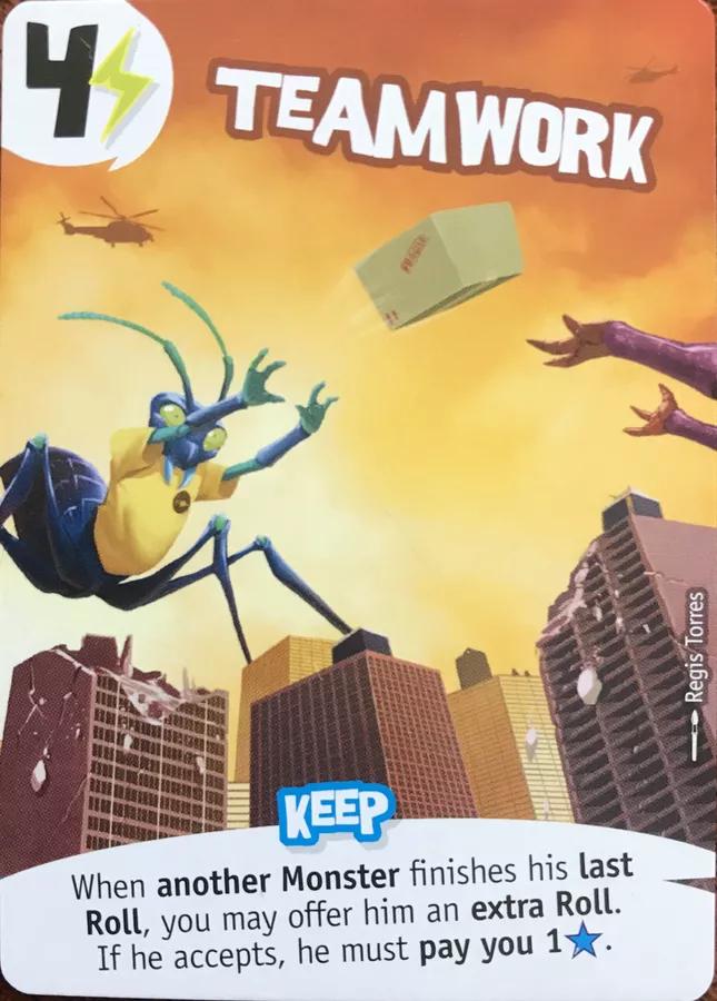 King of Tokyo - Carte promo: Teamwork