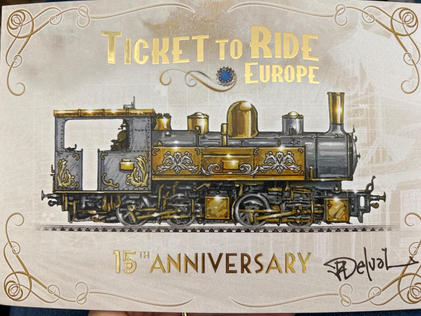 Les Aventuriers Du Rail - Carte Aventuriers Du Rail 15ème Anniversaire