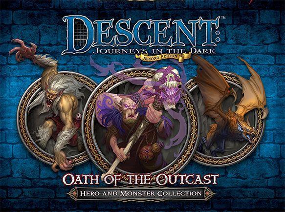 Descent (seconde Édition) - Oath Of The Outcast - Hero And Monster Collection
