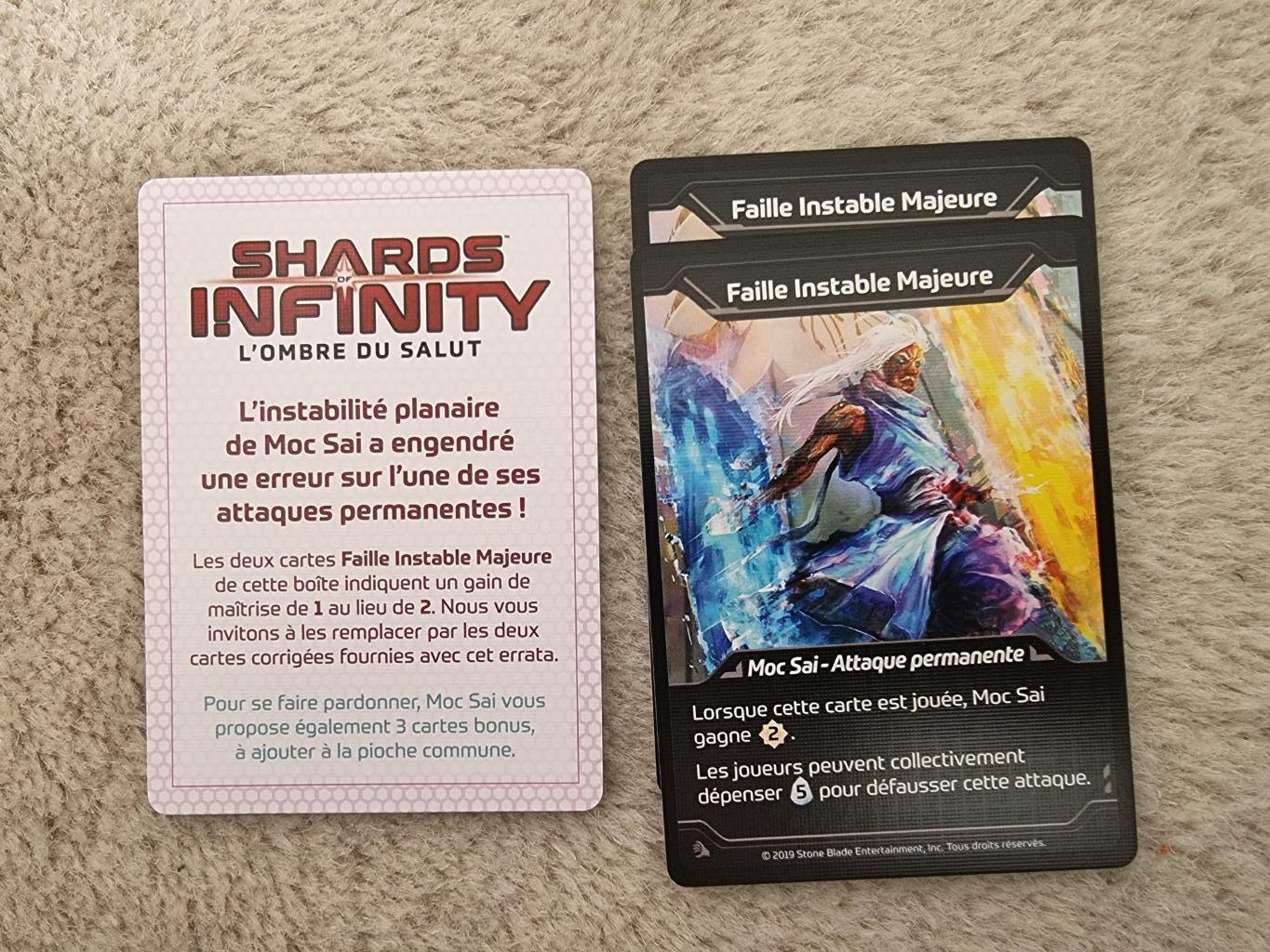 Shards Of Infinity - Faille Instable Majeure