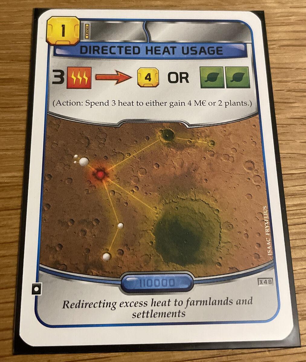 Terraforming Mars - Carte Promo Directed Heat Usage (#x48)