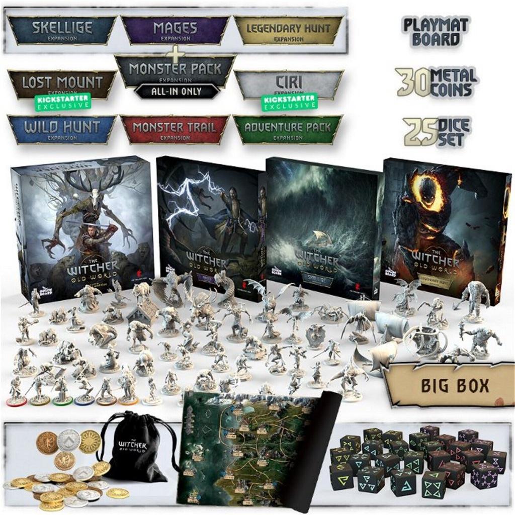 The Witcher Old World Big Box Kickstarter En Français Sous Blister
