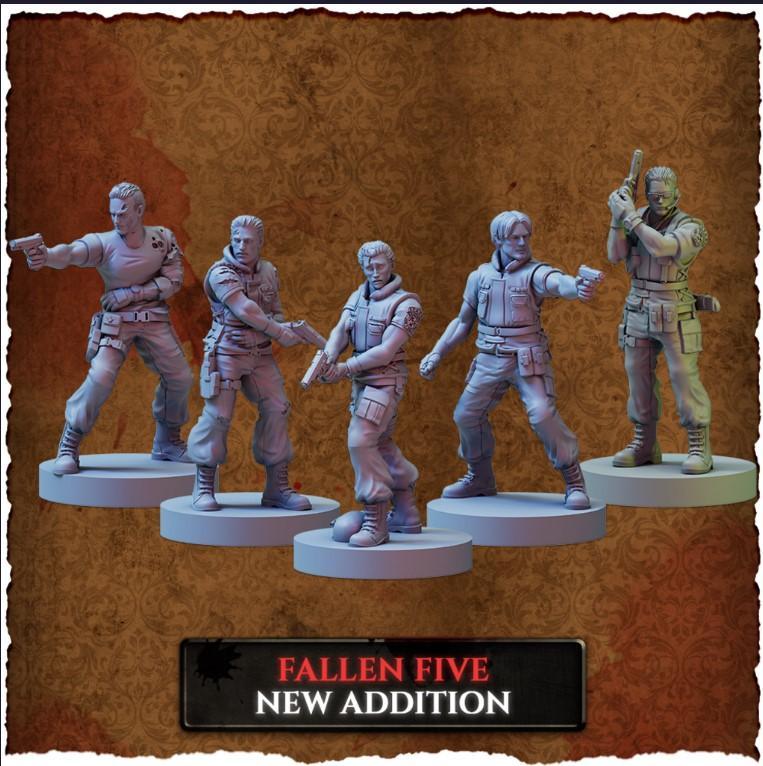 Resident Evil - The Boardgame - The Fallen Five Expansion (exclusive!)