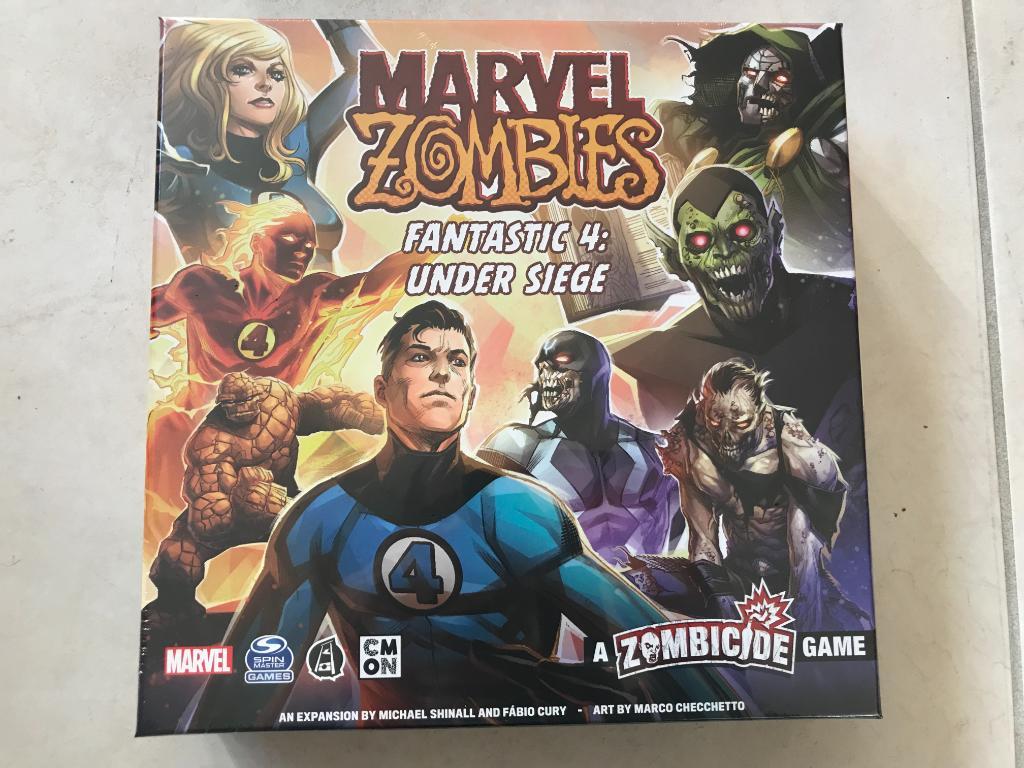 Zombicide - Marvel Zombies - Boite Sans Les Exclu Kickstarter : Fantastic 4: Under Siege