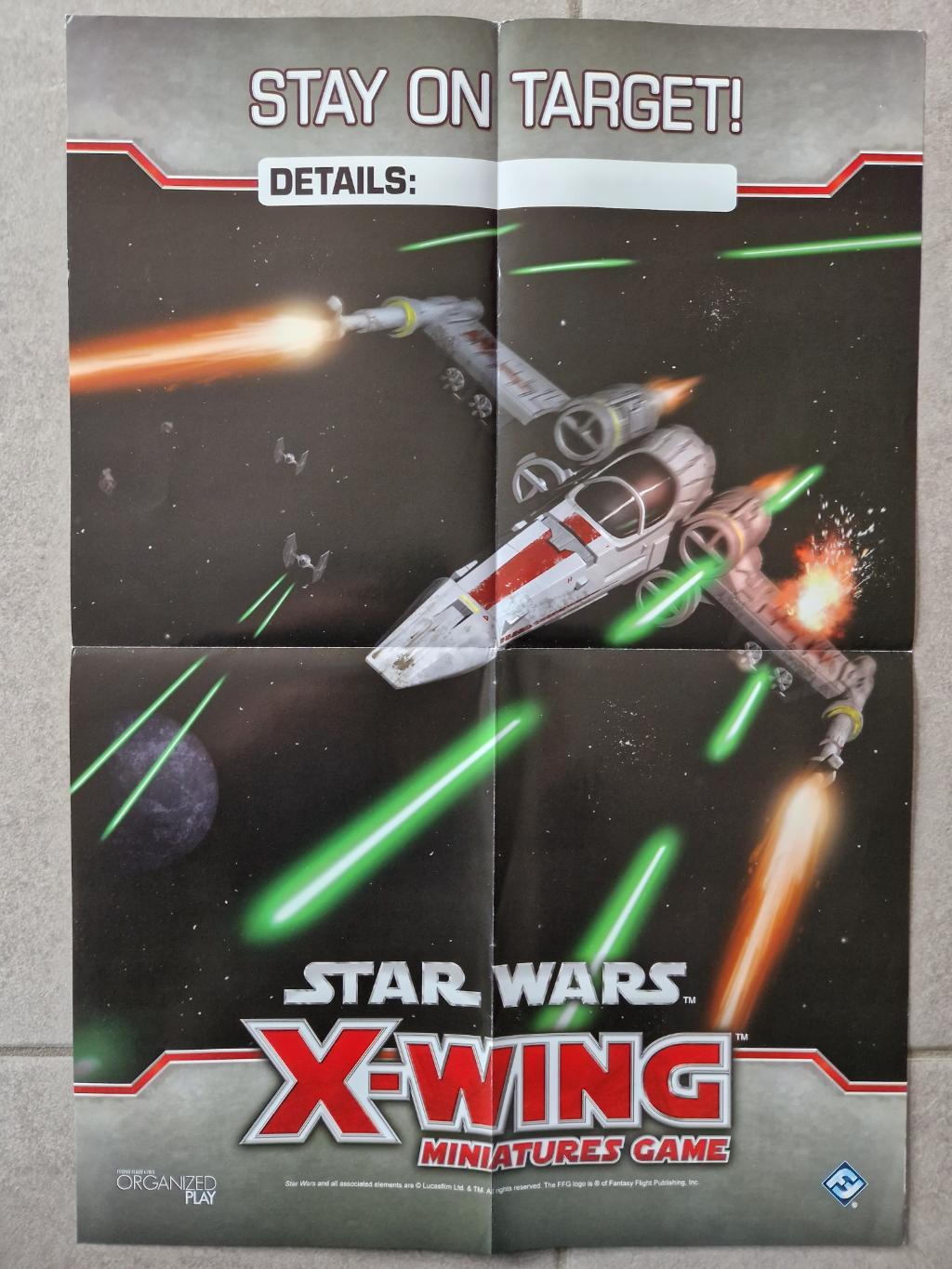 X-wing 1.0 - Le Jeu De Figurines - Affiche Star Wars  Z-95 (organized Play)