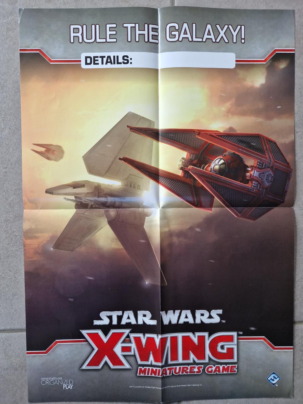 X-wing 1.0 - Le Jeu De Figurines - Affiche Star Wars Tie Interceptor And Imperial Shuttle