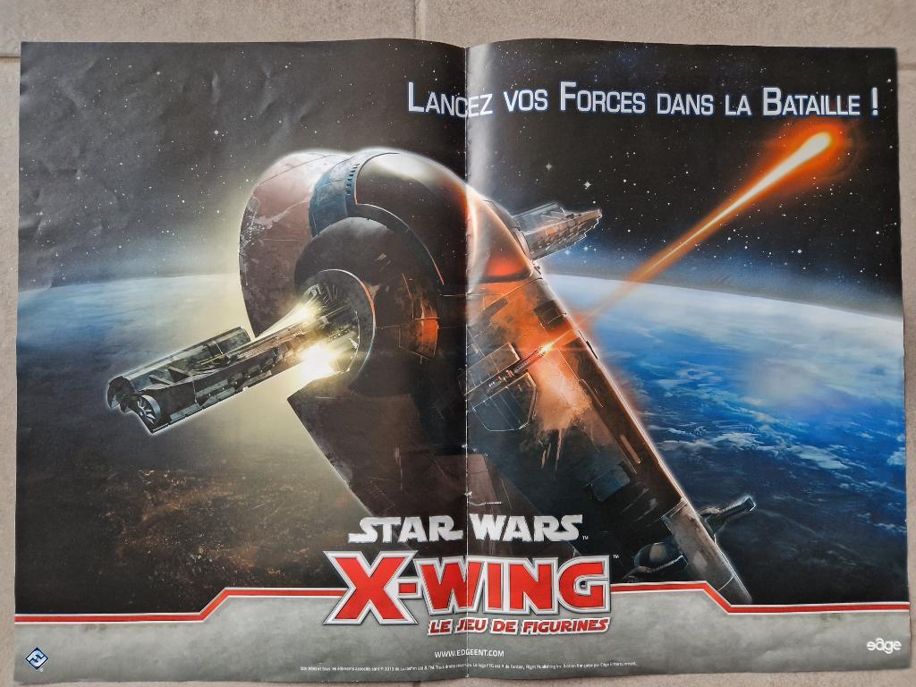 X-wing 1.0 - Le Jeu De Figurines - Affiche Star Wars Slave I - 2013