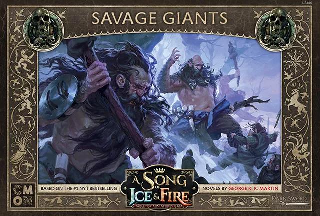 Le Trône De Fer - Le Jeu De Figurines - Free Folk Savage Giants Expansion