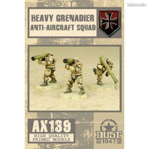 Dust Tactics - Axis - Heavy Grenadier Anti Aircraft Squad