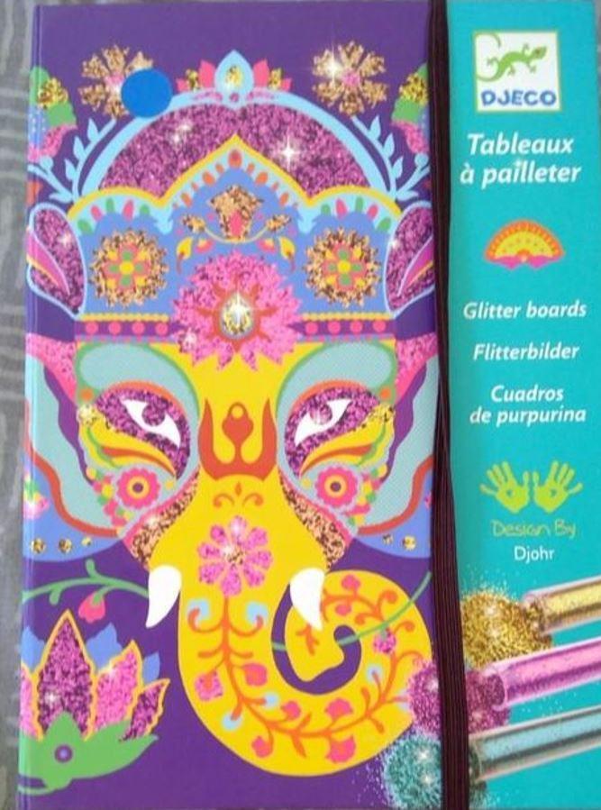 Tableaux A Pailleter Animaux Indiens Djeco