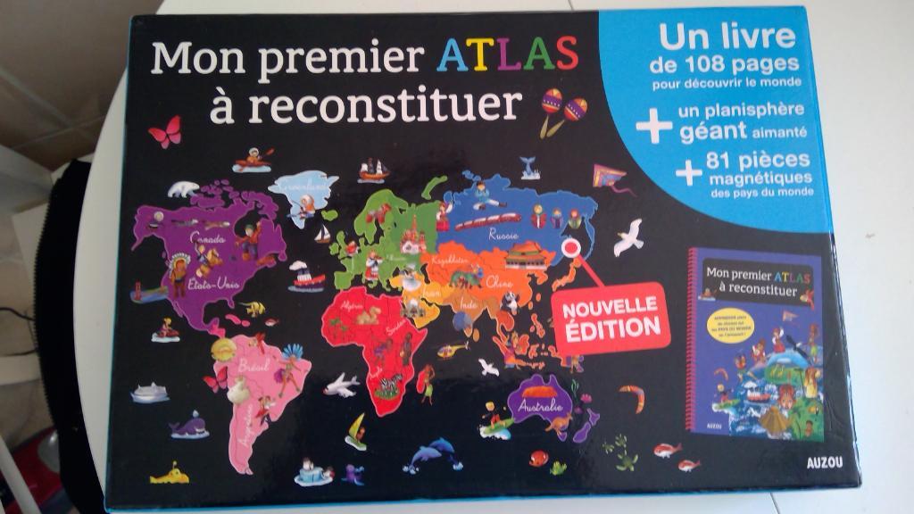 Mon Premier Atlas A Reconstituer Auzou