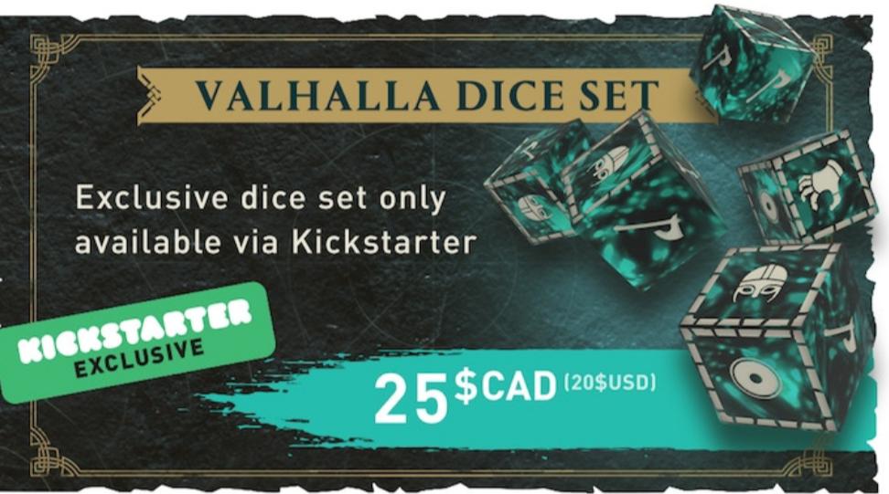 Orlog Assassin's Creed: Valhalla Dice Game - Walhalla Dice Set