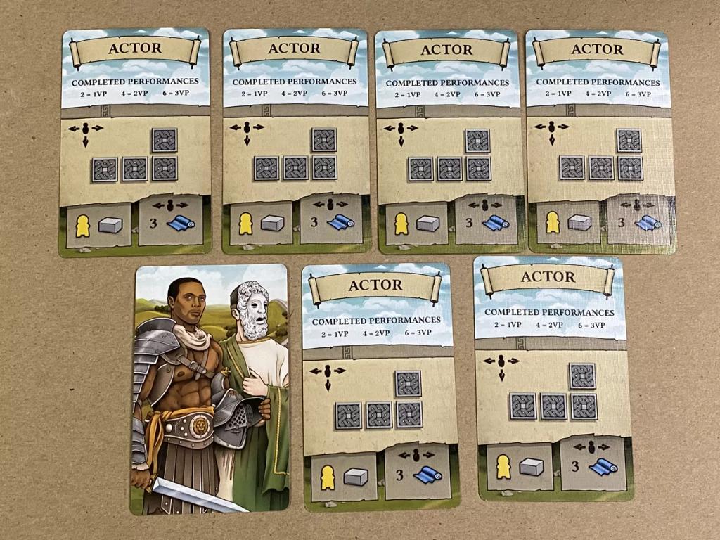 Hadrian's Wall - Cartes Promo Actor