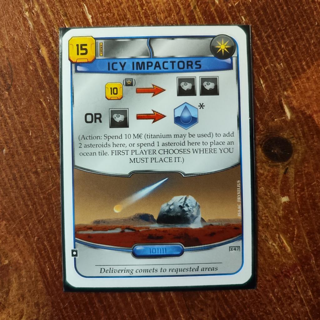 Terraforming Mars - Carte Promo Icy Impactors (#x47)