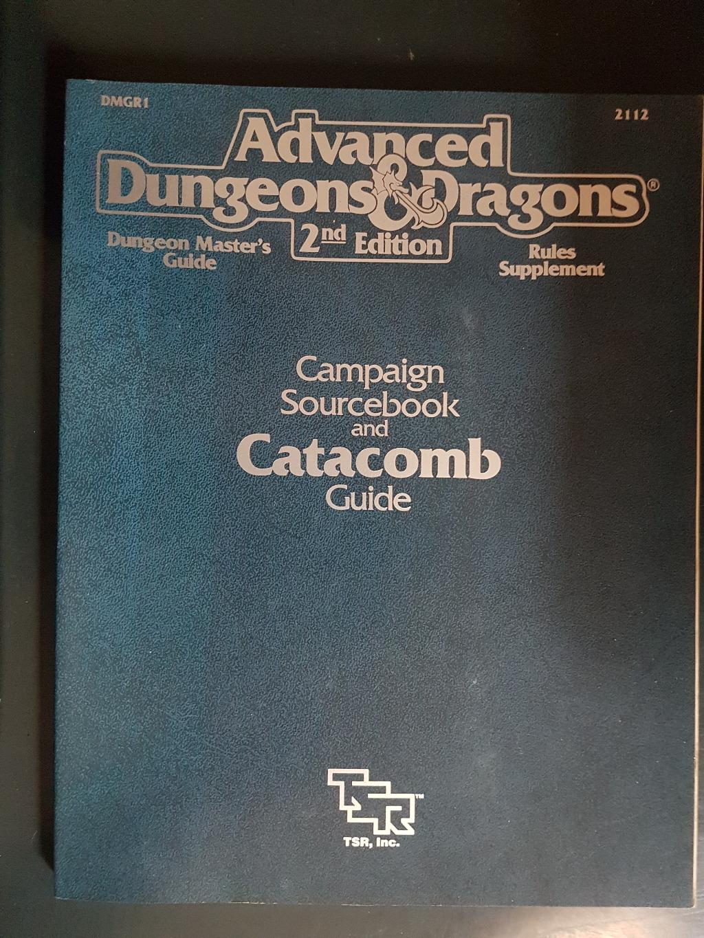 Advanced Dungeons & Dragons - 2nd Edition - Campaign Sourcebook And Catacomb Guide