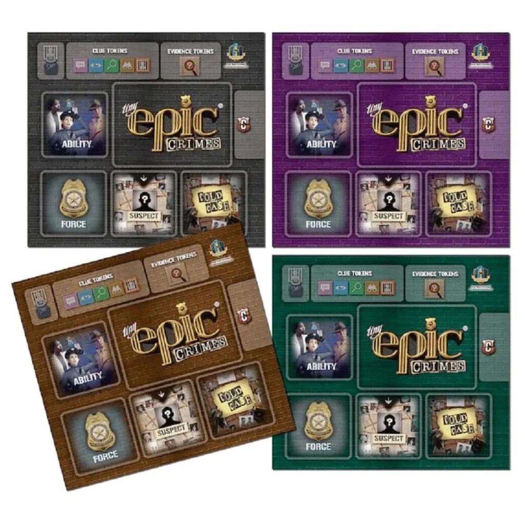 Tiny Epic Crimes - 4 Pack Detective Mats