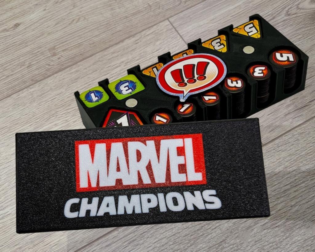 Porte-jetons Compatible Marvel Champions - Le Jeu De Cartes