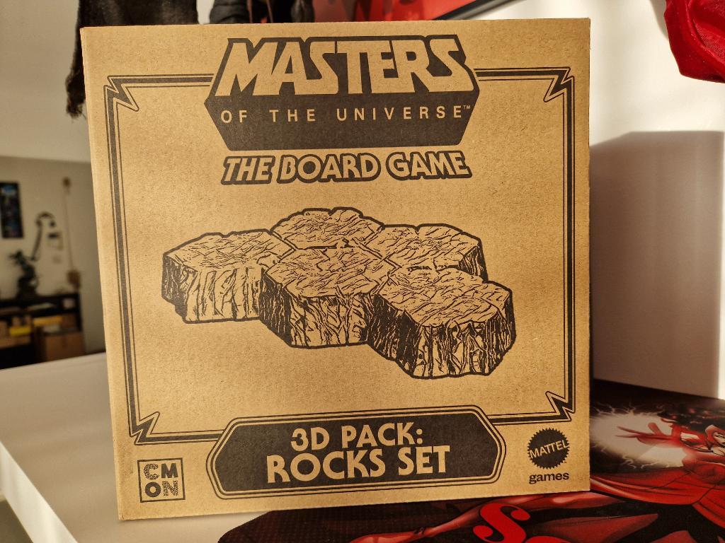 Masters Of The Universe : The Board Game – Clash For Eternia - 3d Pack : Rocks Set