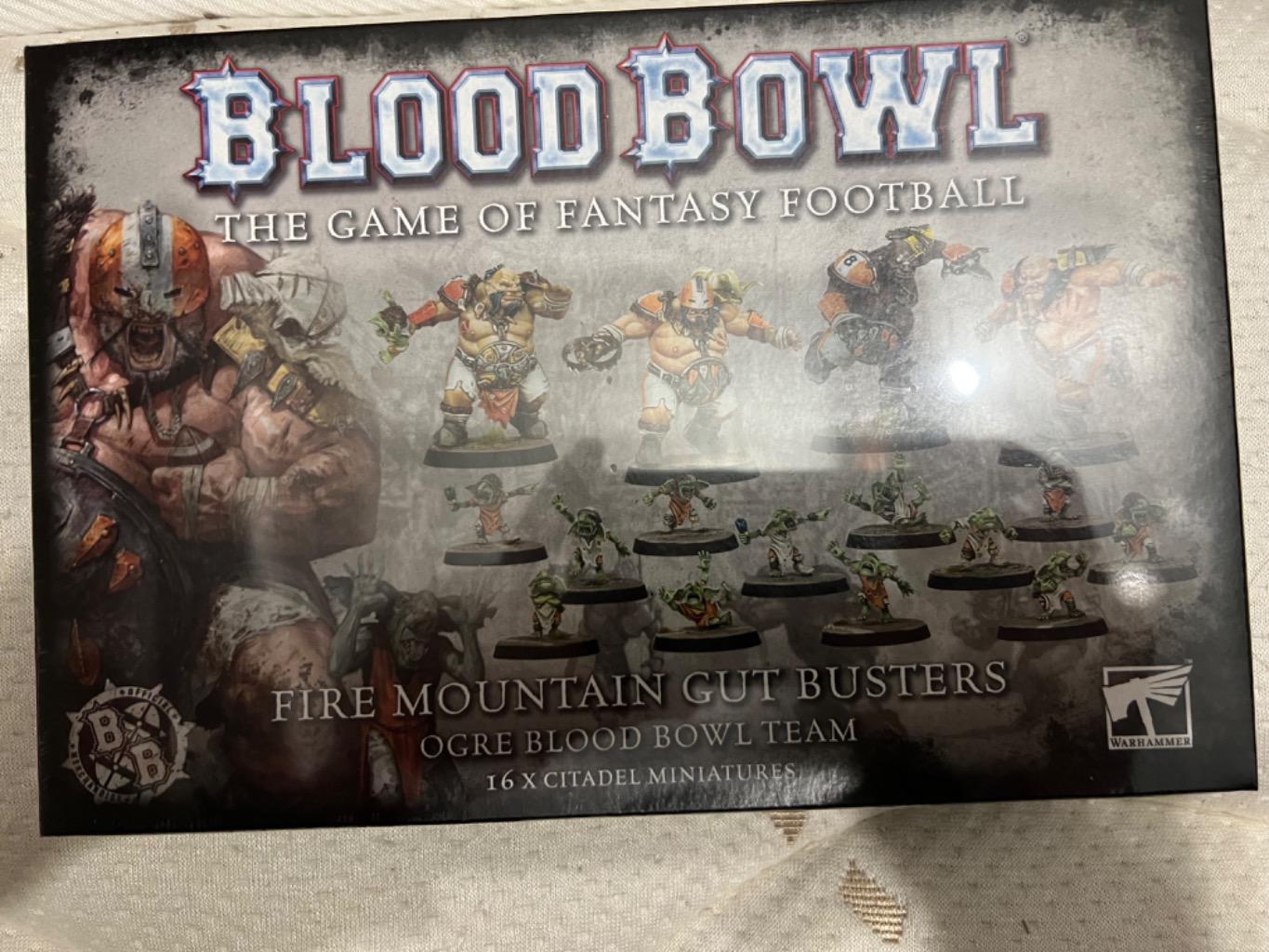 Blood Bowl 2016 - Les Fire Mountain Gut Busters, équipe D'ogres Pour Blood Bowl