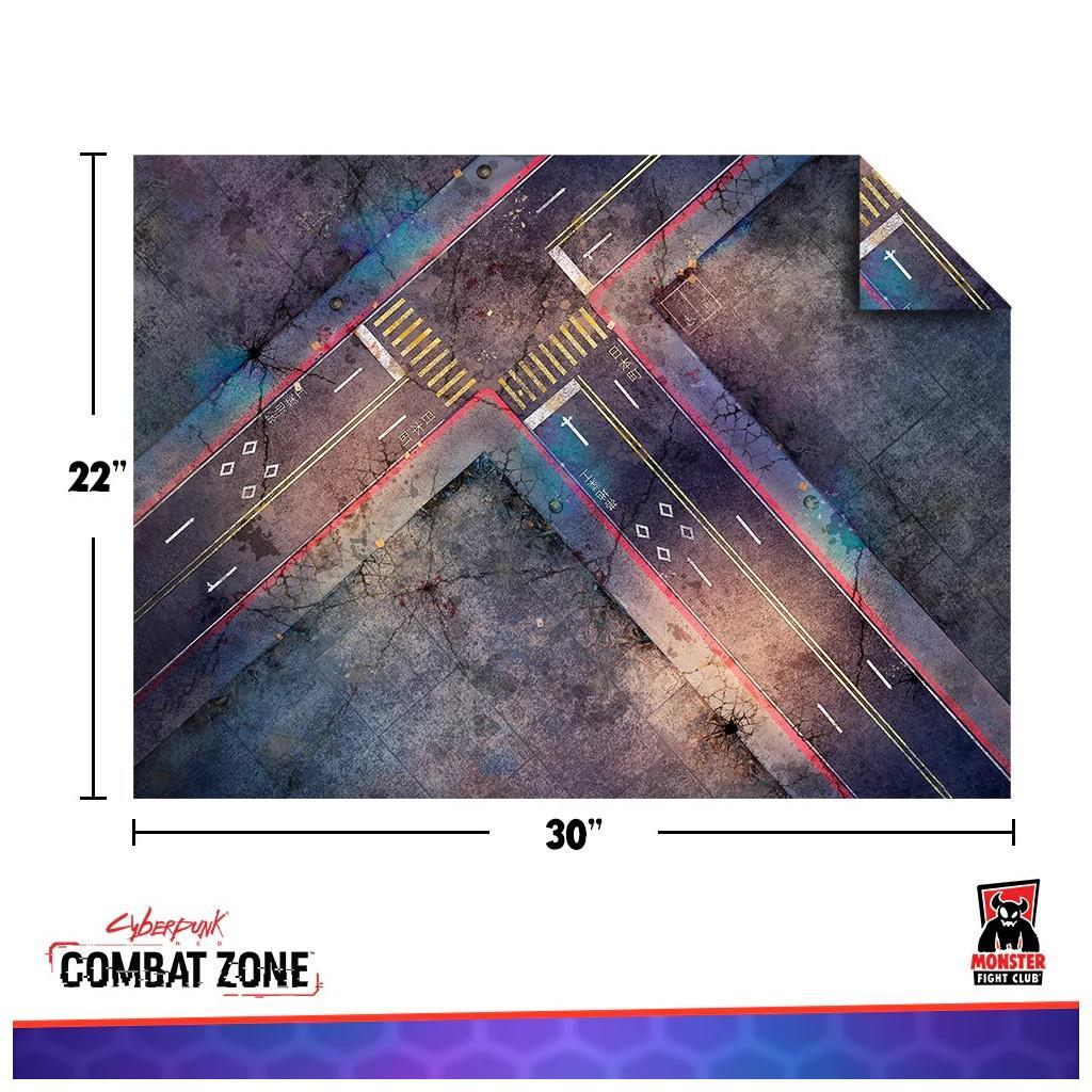 Cyberpunk Red - Combat Zone - 22x30 Game Mat