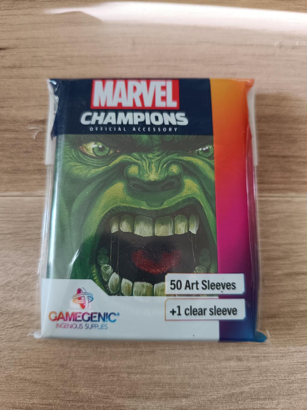Marvel Champions Jce - Sleeves Officielles Gamegenic Hulk