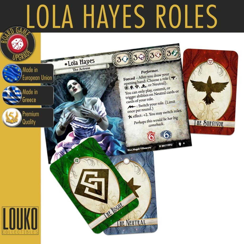 Horreur à Arkham - Le Jeu De Cartes - Cartes De Rôle De Lola Hayes