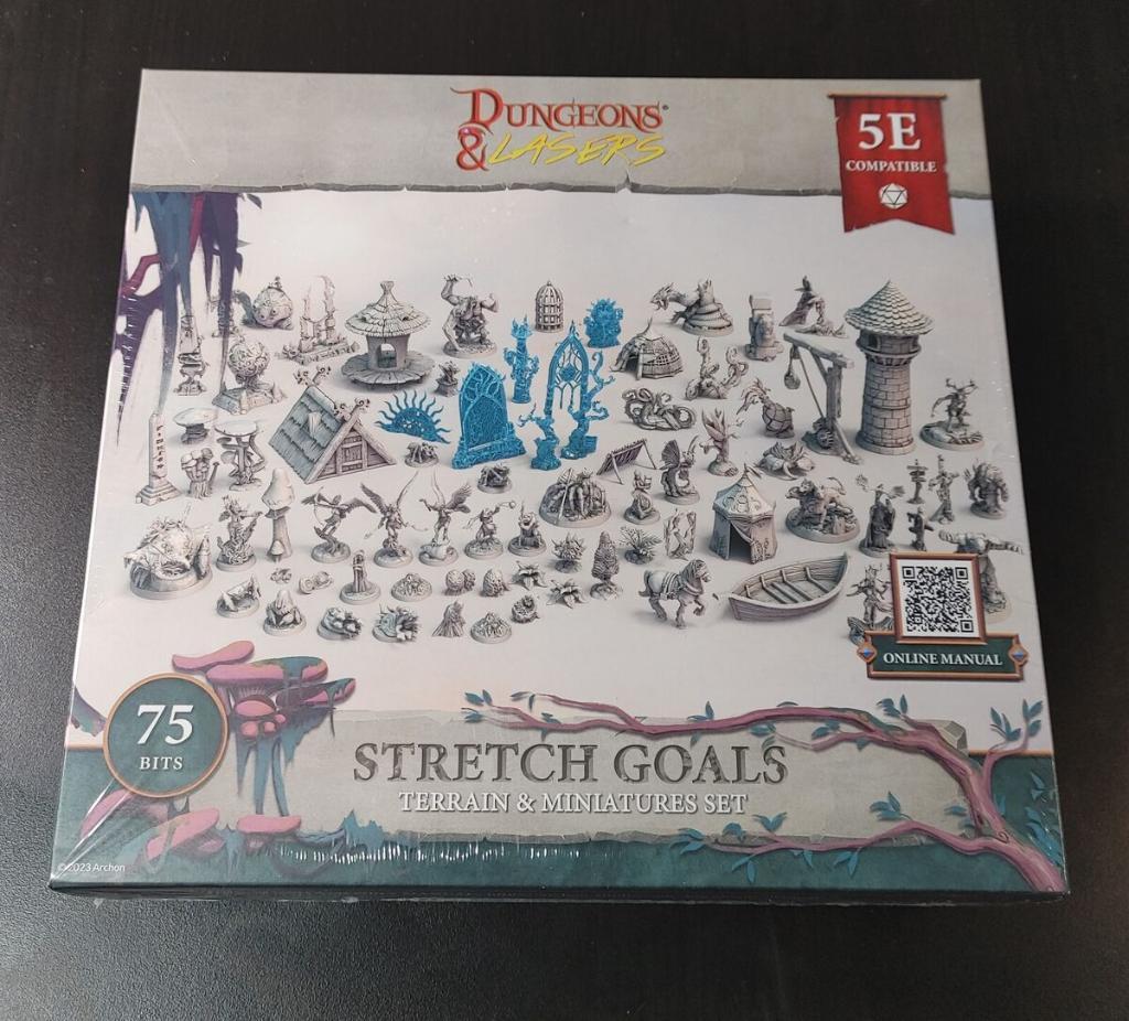 Dungeons & Lasers: Encounters - Stretch Goals Terrain & Miniatures Set