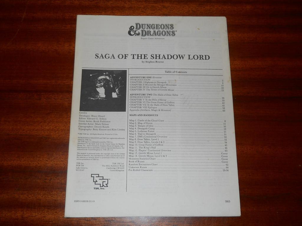 D&d X11 Saga Of The Shadow Lord