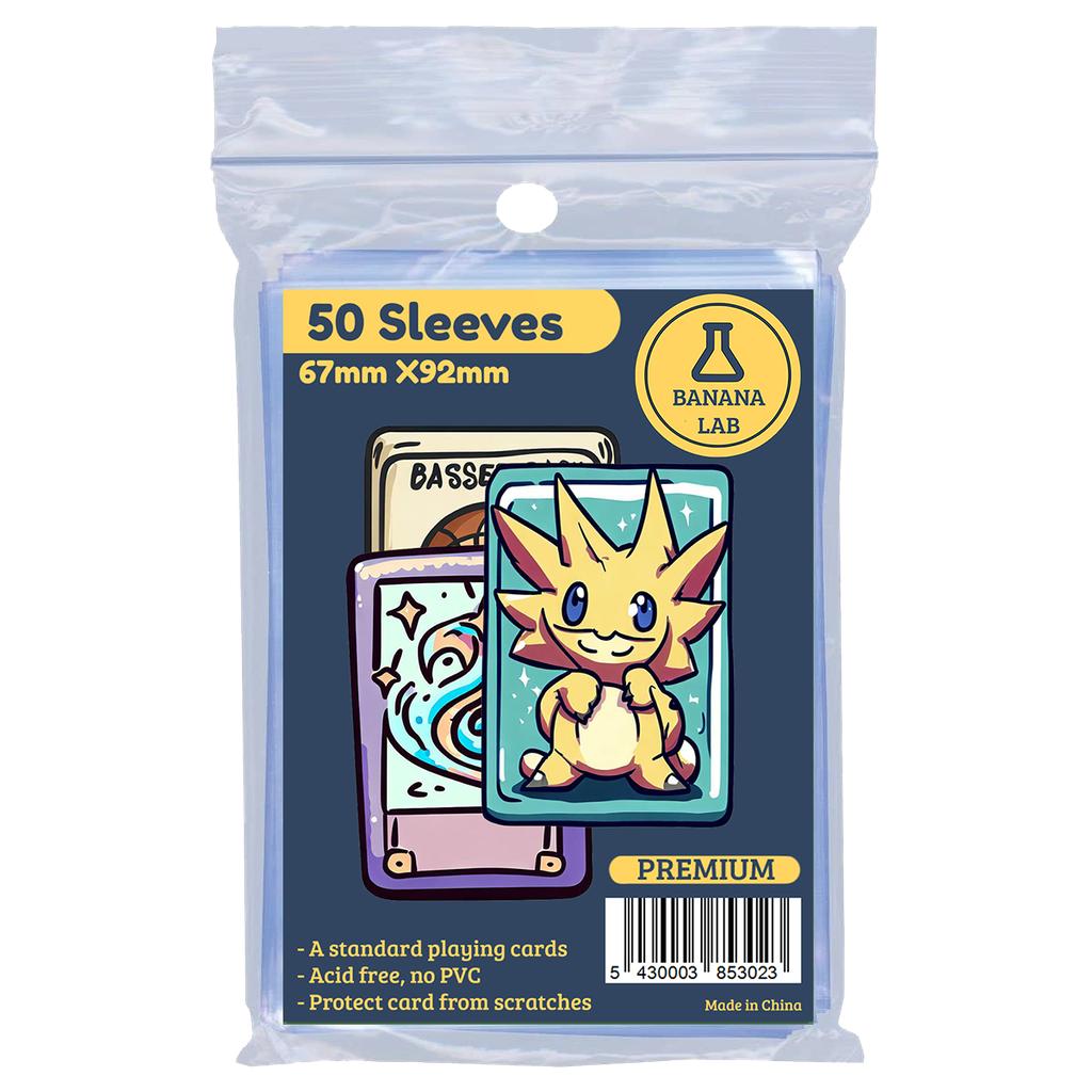 Pack De Protège-cartes Standard Premium 50 Sleeves Banana Lab