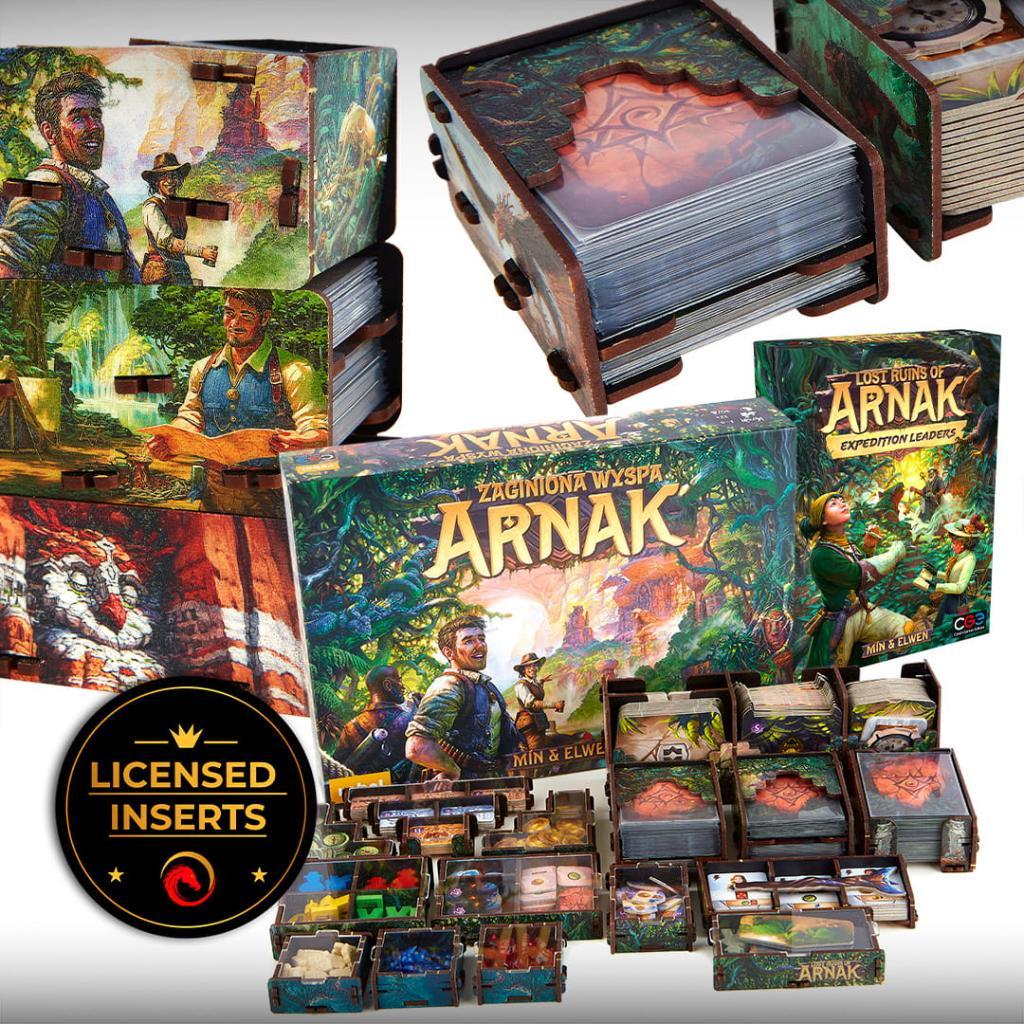 Les Ruines Perdues De Narak Et Extensions Chefs D'expédition- Insert Poland Games. Uv Print