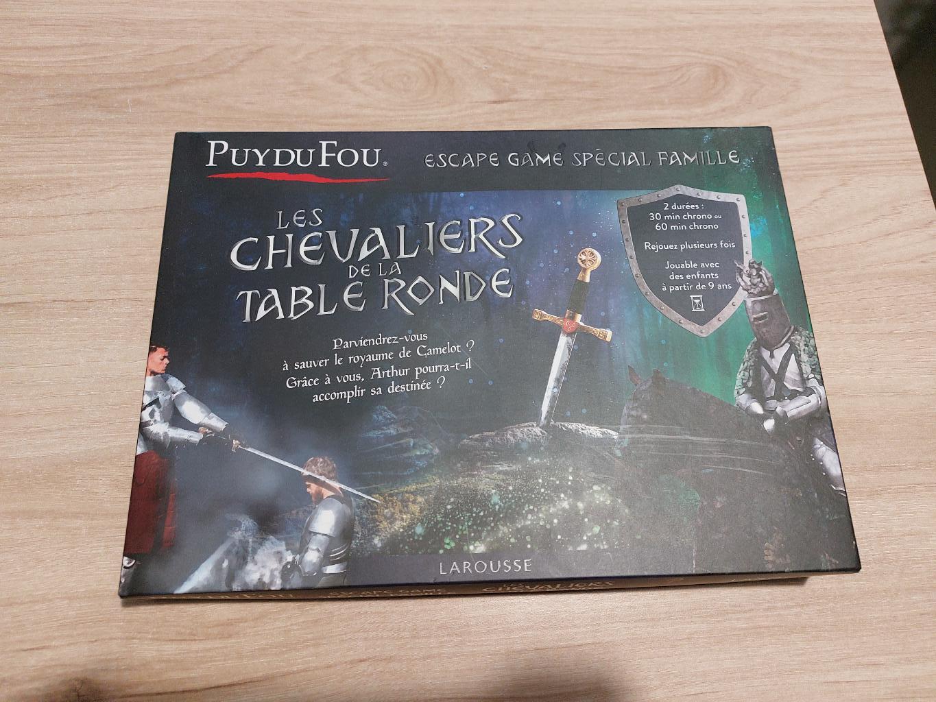 Puy Du Fou- Les Chevaliers De La Table Ronde- Escape Game Spécial Famille