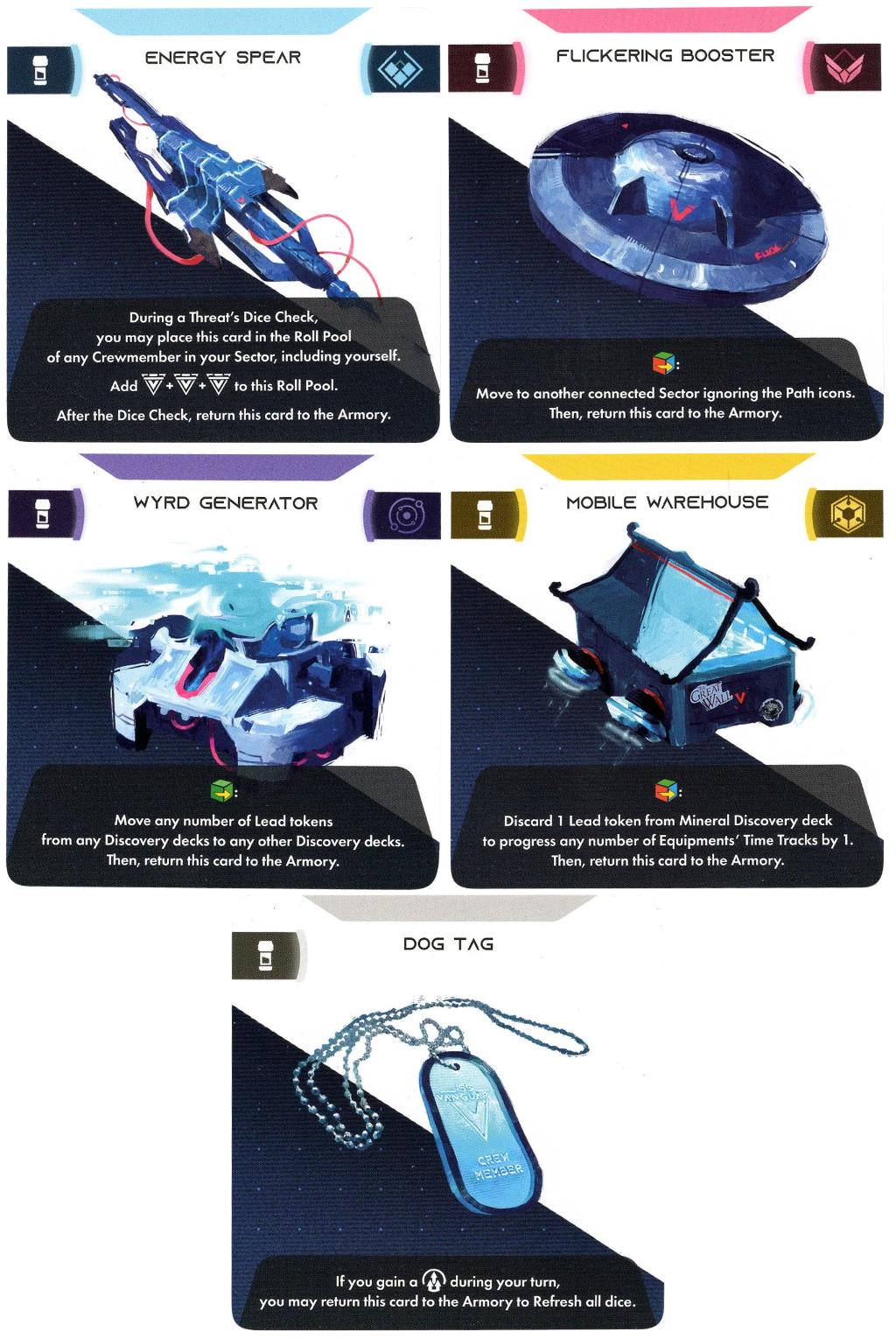 Iss Vanguard : Equipment Promo Cards