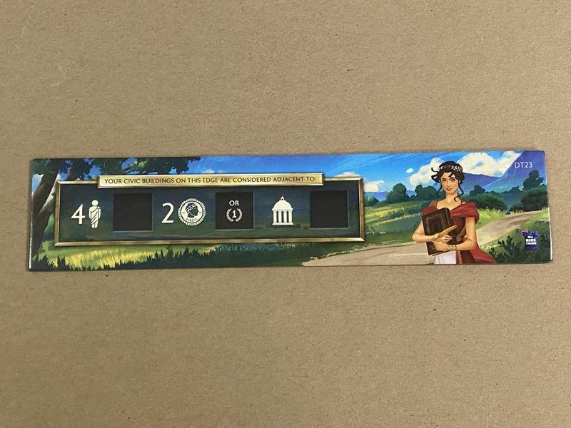 Foundations Of Rome - Dice Tower 2023 Promo Road Board