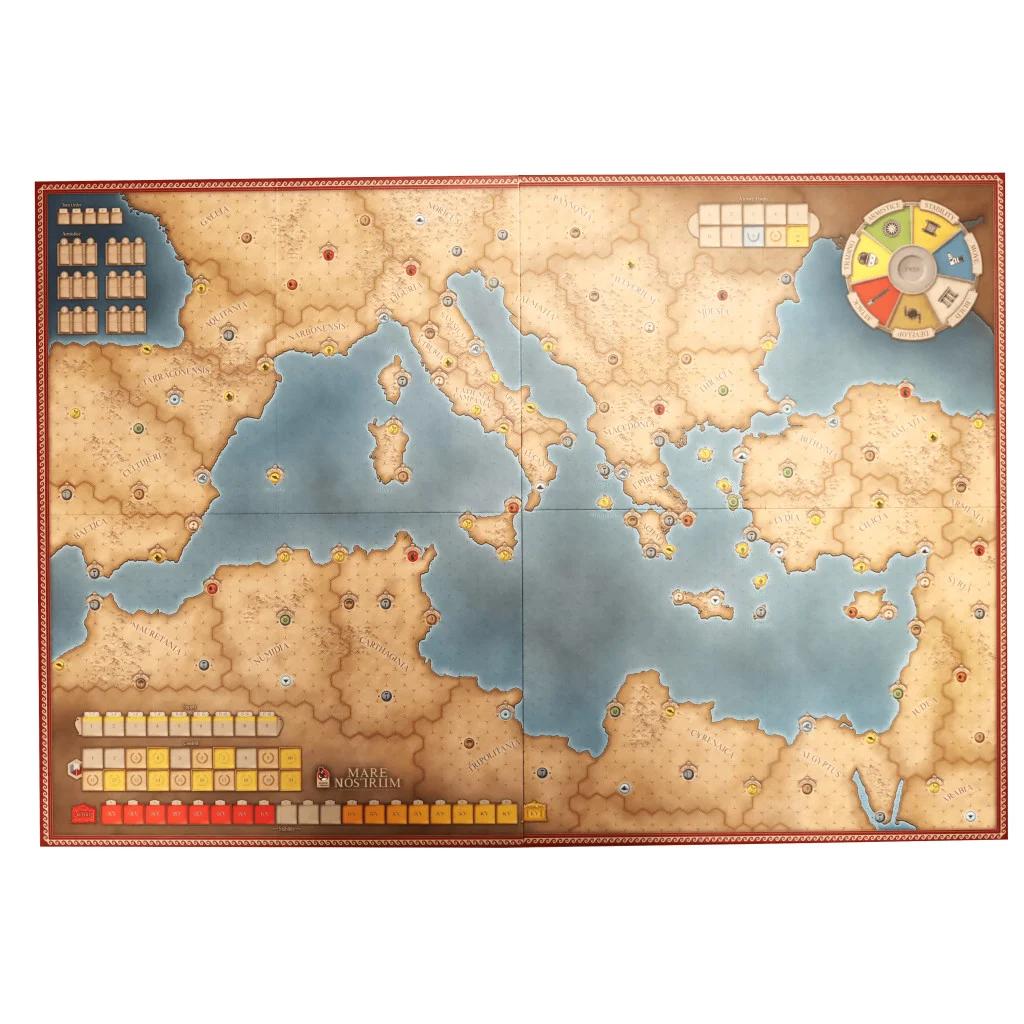 History Of The Ancient Seas - Masters Of The Seas - Mare Nostrum : Mounted Map 