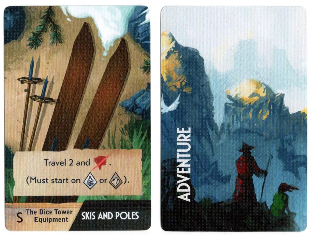 Sleeping Gods - Skis And Poles Promo Card