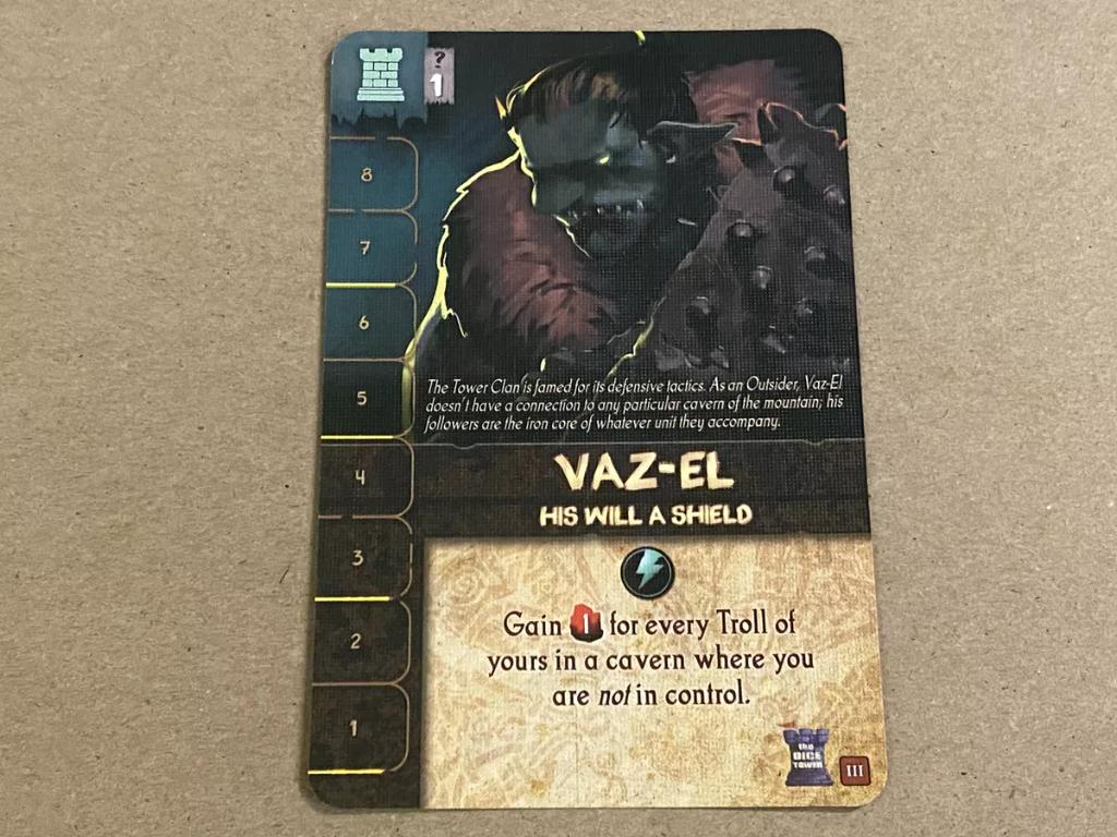 La Chute Du Roi De La Montagne - Vaz-el Promo Card