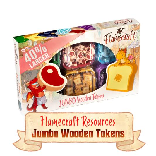 Flamecraft - Jumbo Wooden Tokens