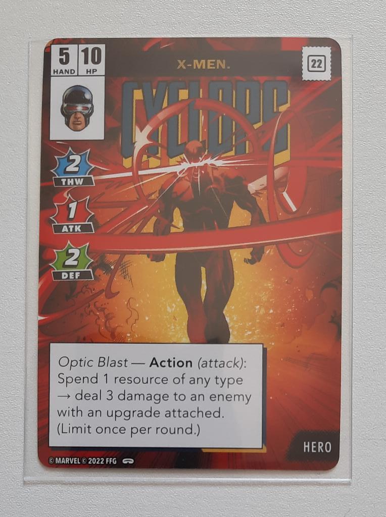 Marvel Champions Jce - Mutant Genesis Promo - Cyclops Alternate Art