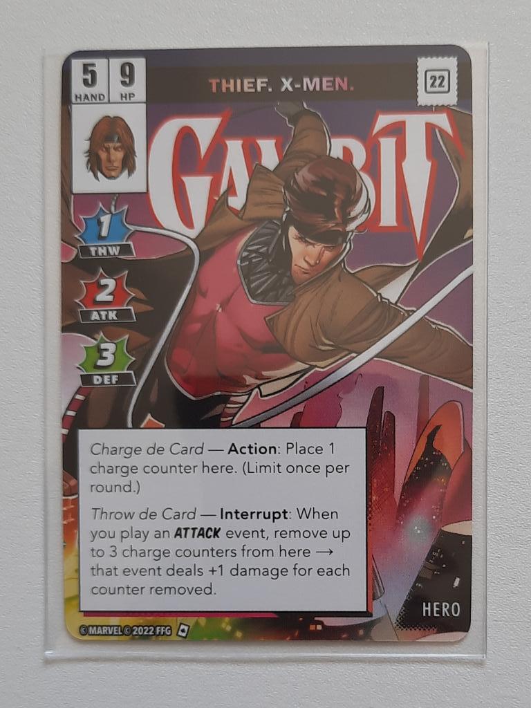 Marvel Champions Jce - Mutant Genesis Promo - Gambit Alternate Art