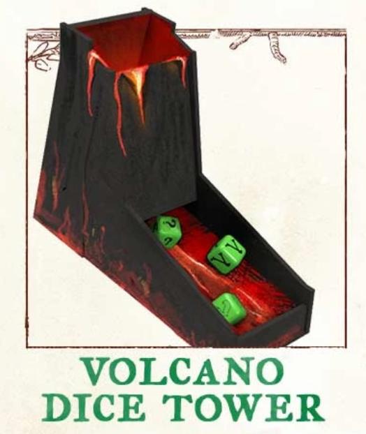 Robinson Crusoe - Volcano Dice Tower