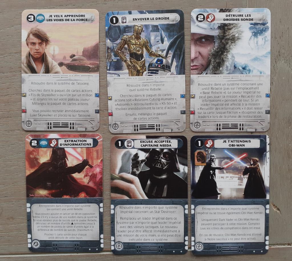 Star Wars Rébellion - Cartes Fan Made