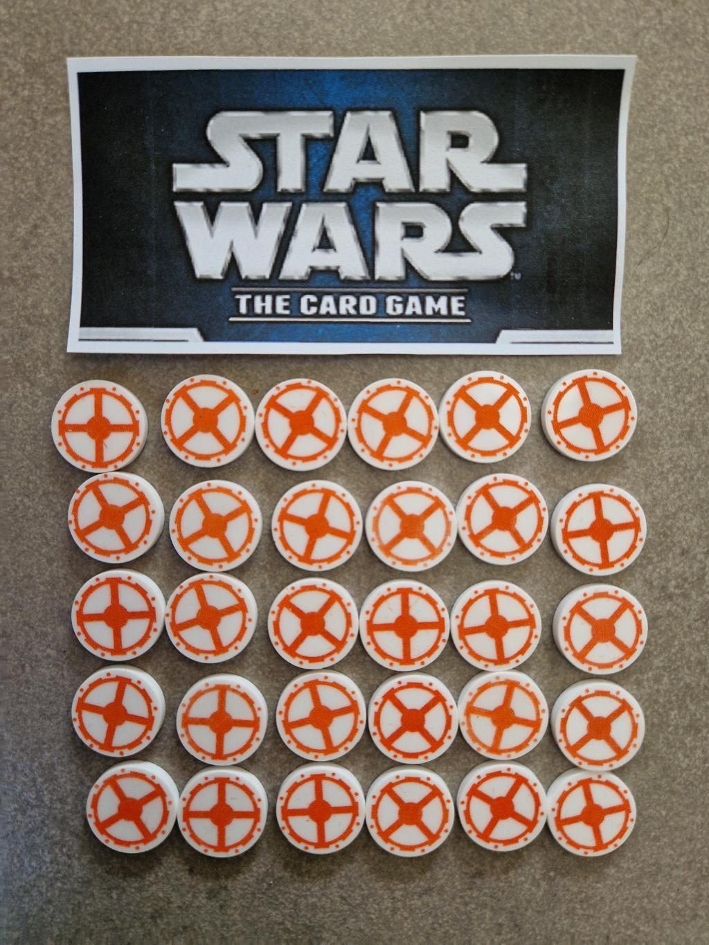 Star Wars - Le Jeu De Cartes - Acrylic Focus Tokens Set - Regionals 2016