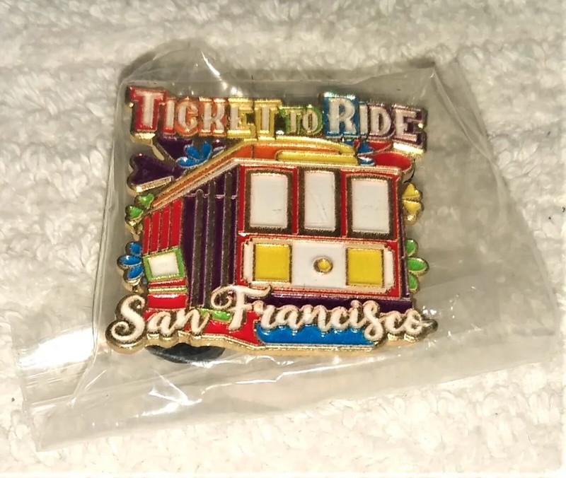 Les Aventuriers Du Rail - Pin's Ticket To Ride San Francisco