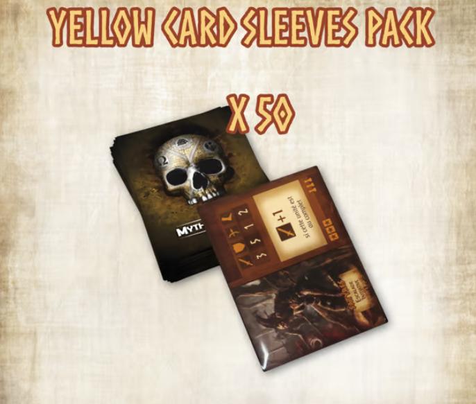 Mythic Battles Pantheon - Yellow Card Sleeves Pack