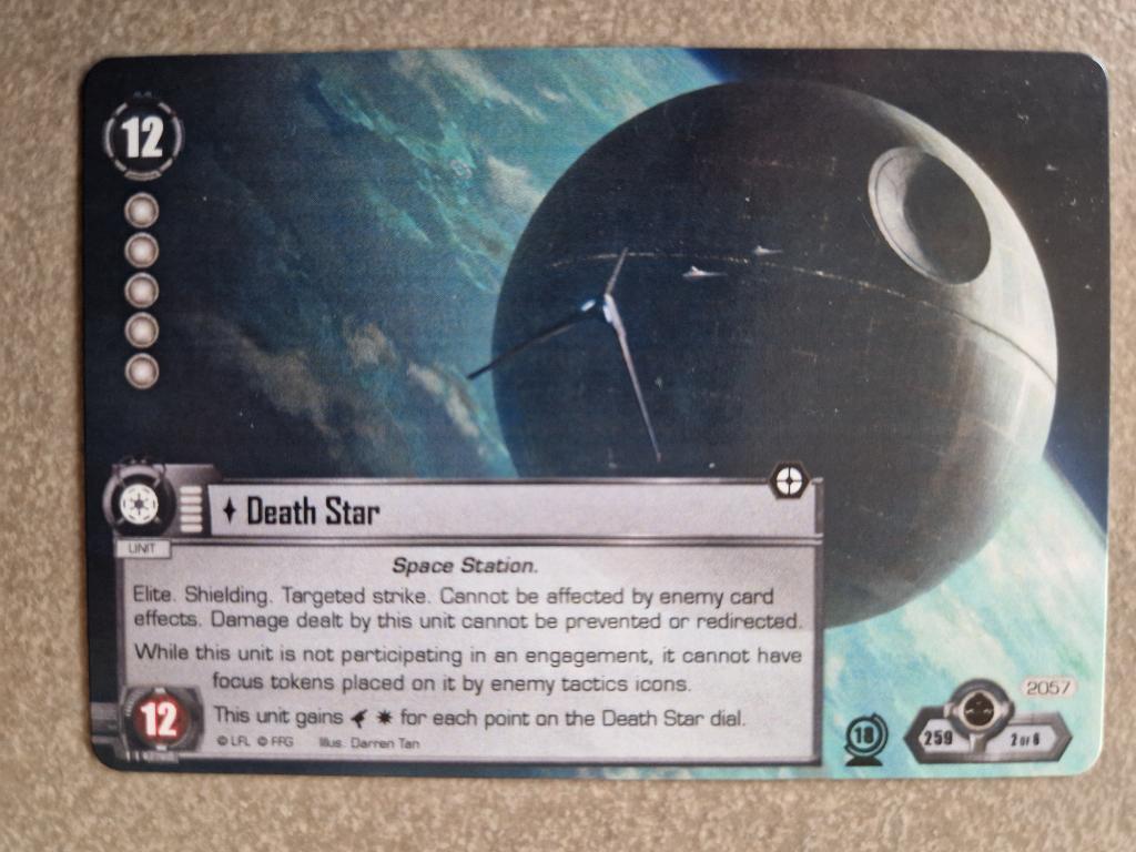 Star Wars - Le Jeu De Cartes - Death Star - Worlds 2018