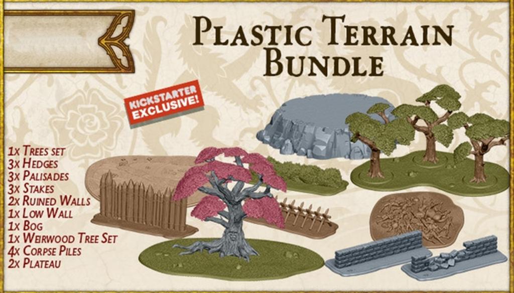 Le Trône De Fer - Le Jeu De Figurines - Terrains : Arbres, Barricades, Murs ...