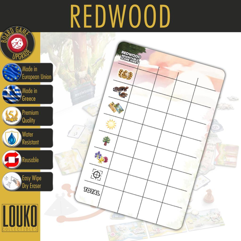 Redwood - Feuille De Score Réinscriptible