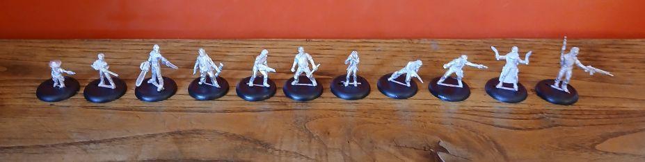 Figurines Human Survivors (studio Miniatures) En Métal