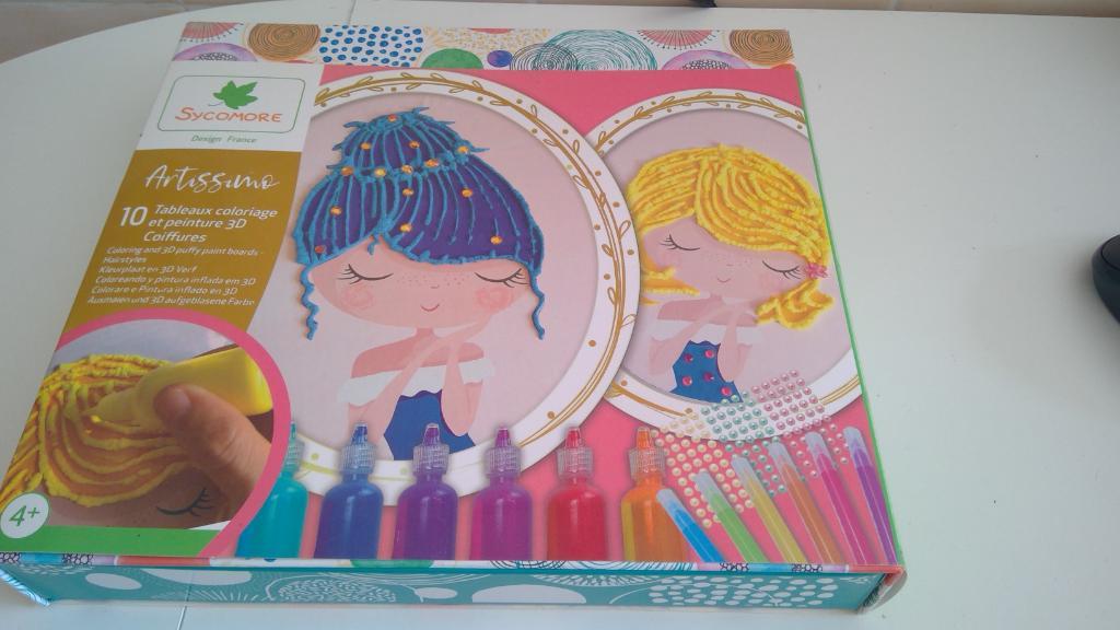 Tableaux Coloriages / Peinture 3d Coiffure (sycomore)
